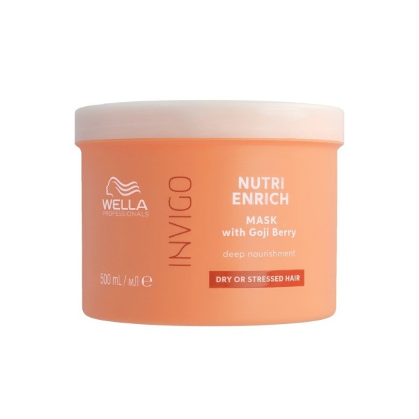 Wella Invigo Nutri Enrich Mask with Goji Berry for Dry or Stressed Hair 500ml