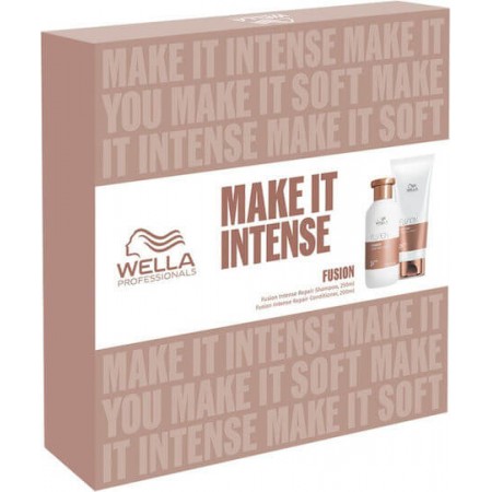 Wella Make It Intense Set (Fusion Shampoo 250ml & Fusion Conditioner 200ml)