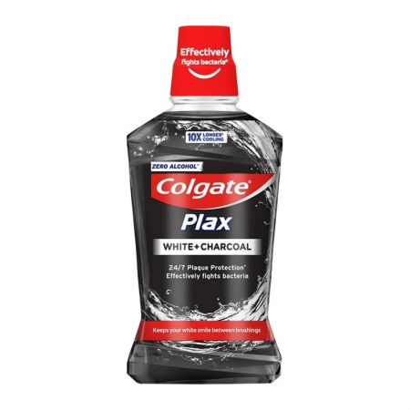Colgate Plax White & Charcoal Mouthwash 500ml