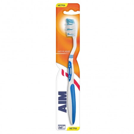 Aim Anti-Plaque Toothbrush Medium