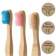 Xpel Oral Care Bamboo Toothbrushes 3 pcs