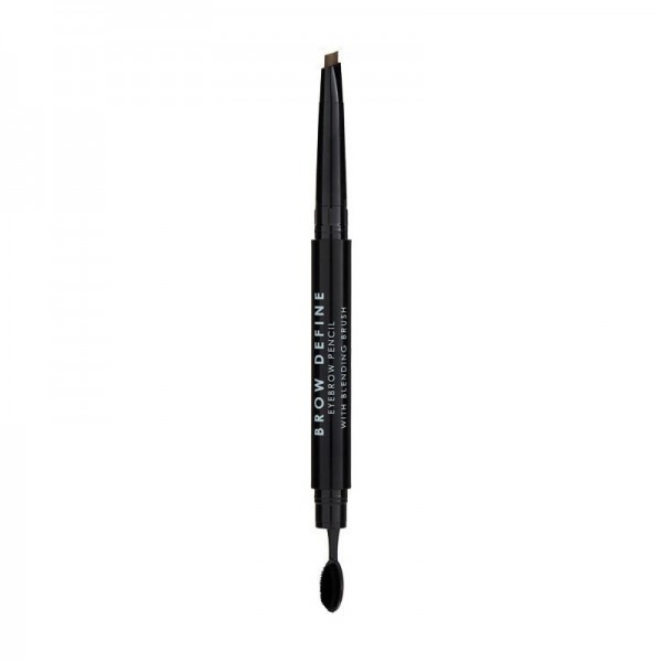  MUA Brow Define Eyebrow Pencil With Blending Brush - Mid Brown