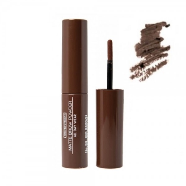 MATTE BROW POWDER All Day Wear 1gr - 02 Dark Brown MATTE BROW POWDER All Day Wear 1gr - 02 Dark Brown