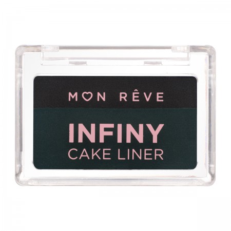 Mon Reve Infiny Cake Liner 3g- 02 Deep Jungle & Black 