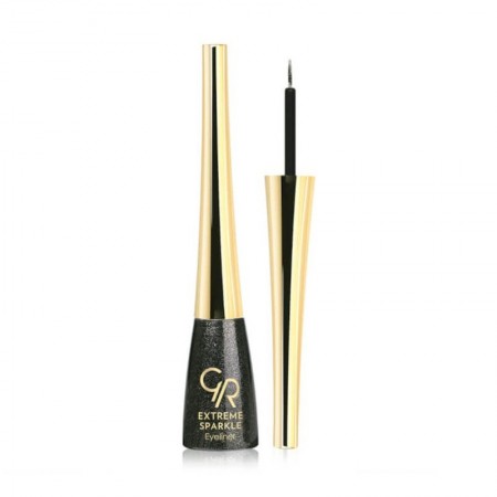 GOLDEN ROSE  Eyeliner Sparkle 5.5 ml - 102 Black