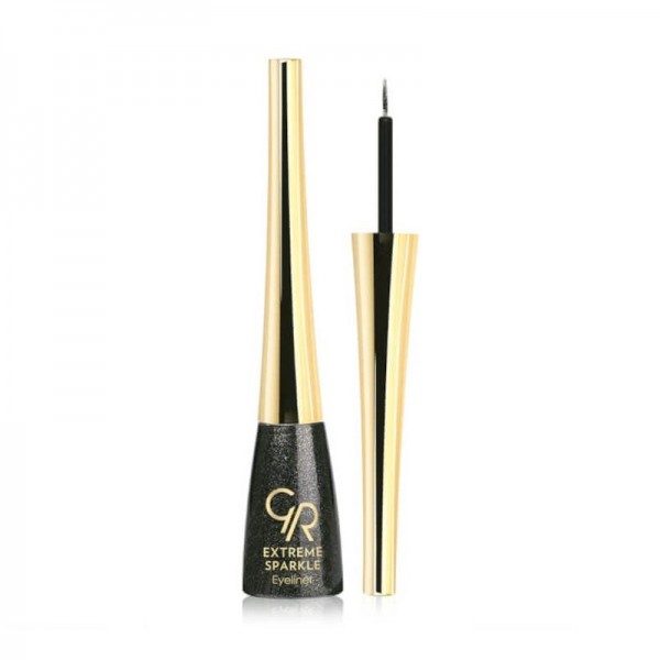 GOLDEN ROSE  Eyeliner Sparkle 5.5 ml - 102 Black