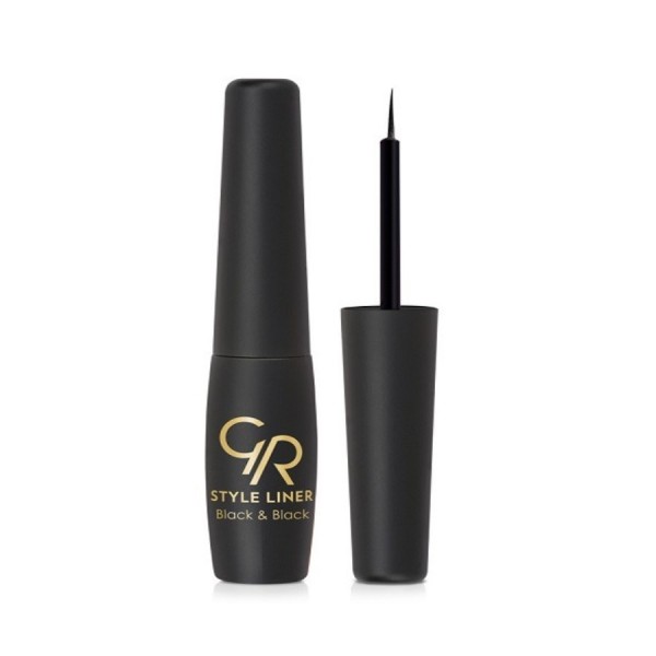GOLDEN ROSE Style Liner Black & Black Eyeliner 6.5ml GOLDEN ROSE Style Liner Black & Black Eyeliner 6.5ml