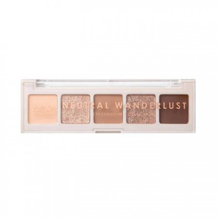 MUA  Neutral Wanderlust  Eyeshadow Palette 3.8g