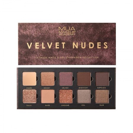ΜUA Velvet Nudes Eyeshadow Palette 11g