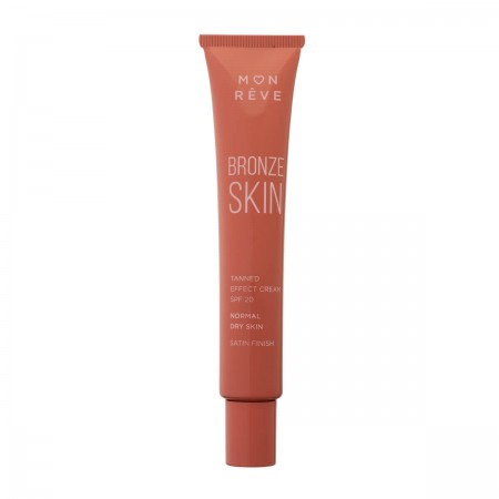 Mon Reve Bronze Skin Tanned Effect Cream 20SPF Normal Dry Skin Satin Finish 30ml -102 Medium Light 