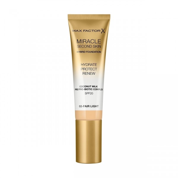 MAX FACTOR MIRACLE SECOND SKIN Foundation 30ml MAX FACTOR MIRACLE SECOND SKIN Foundation 30ml