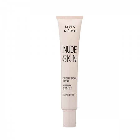 Mon Reve Nude Skin Tinted Cream 20SPF Normal Dry Skin Satin Finish 30ml