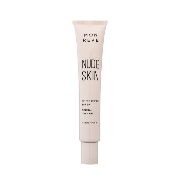 Mon Reve Nude Skin Tinted Cream 20SPF Normal Dry Skin Satin Finish 30ml Mon Reve Nude Skin Tinted Cream 20SPF Normal Dry Skin Satin Finish 30ml