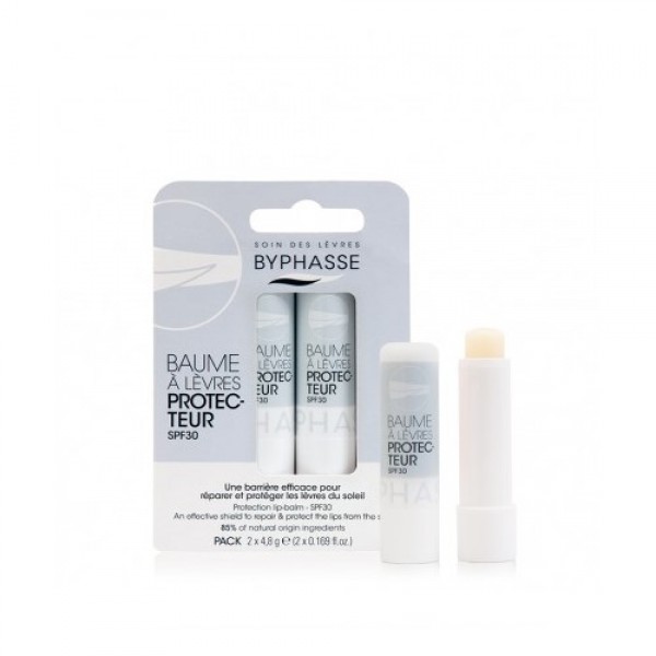 BYPHASSE Lip Balm Moisturizing Protective Pack 2x4,8g