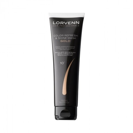 Lorvenn Color Refresh and Shine Mask Gold 150ml