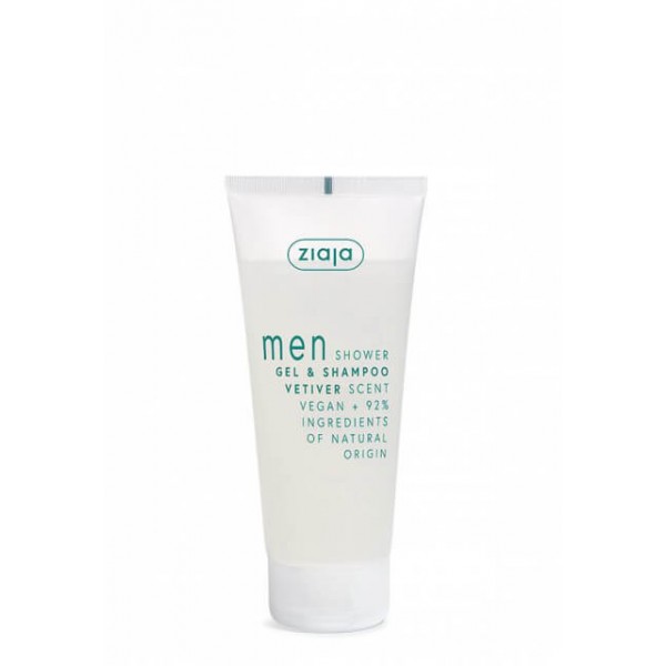 Ziaja Men Shower Gel & Shampoo Vetiver Scent 200ml Ziaja Men Shower Gel & Shampoo Vetiver Scent 200ml