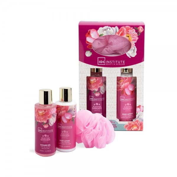 IDC Institute Scented Garden Peοny  Shower Set  3pcs