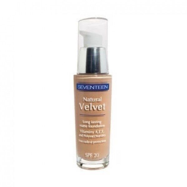 NATURAL VELVET Long Lasting Matte Foundation SPF20 30ml