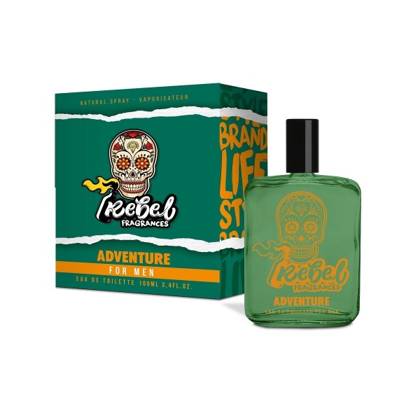 Rebel Fragrances Adventure for Men Eau de Toilette 100ml